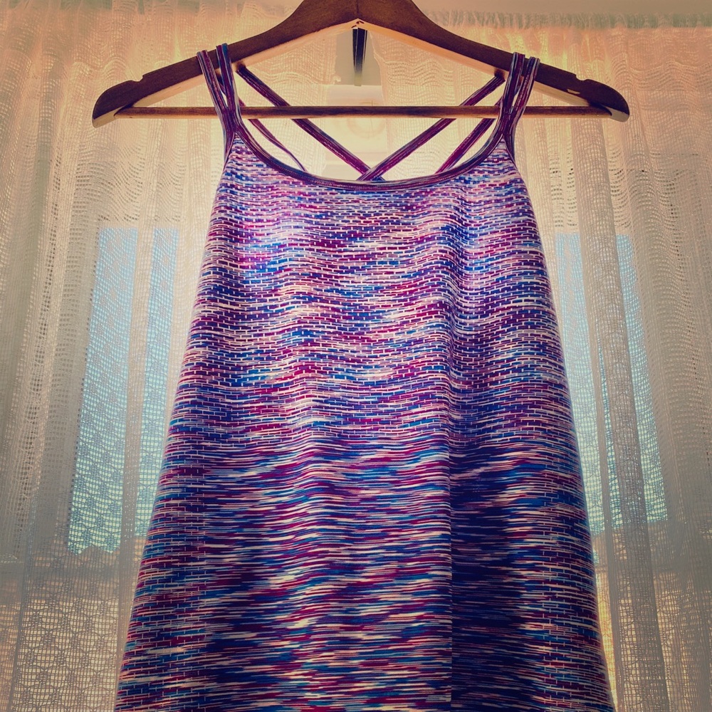 Nike dry fit multi colored tank top